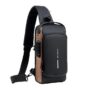 Anti-Theft Sling Bag with USB Charger - Waterproof Crossbody Daypack