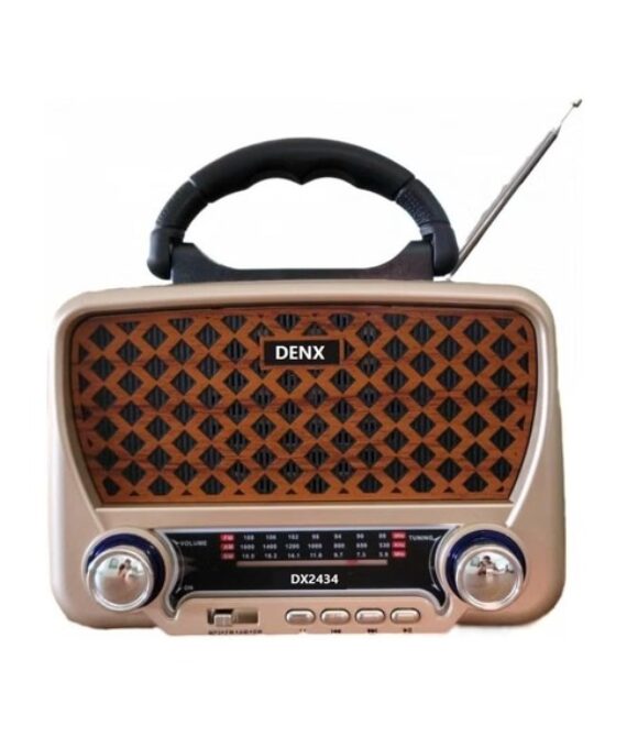 Portable AM/FM Radio Bluetooth Speaker with Flashlight – For Emergency