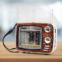 DENX Retro Bluetooth Radio Speaker with AM/FM/SW & USB - DX2447