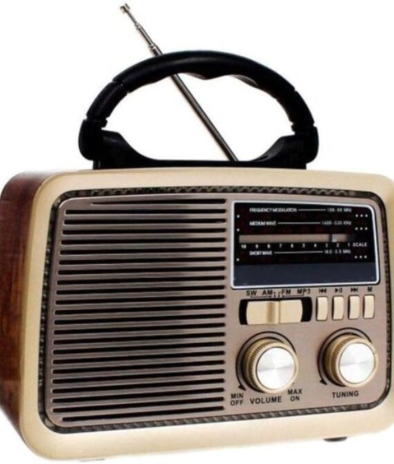 Solar Bluetooth Speaker with AM/FM/SW Radio & Flashlight – For Camping