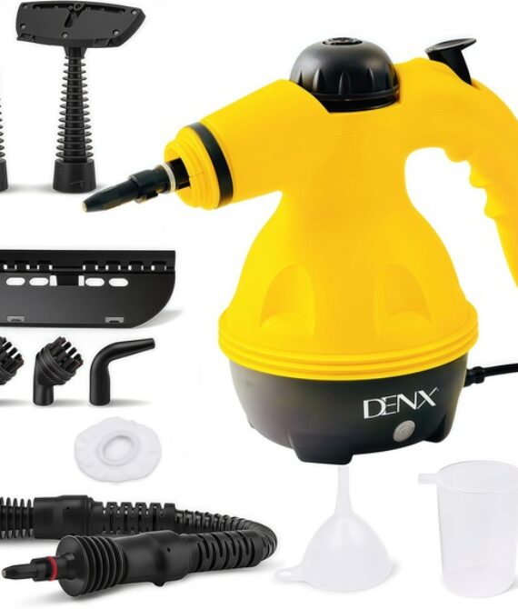 1200W Handheld Steam Cleaner with 9 Accessories – For Home & Car